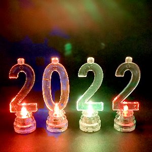 하이벌룬 LED 숫자초 2022